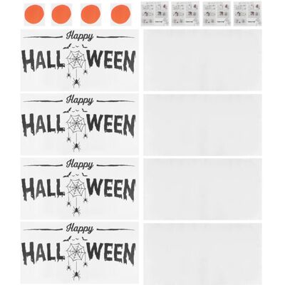 PELTOR Jeffergarden Autocollants Muraux De Décoration D'Halloween, 4 Ensembles, Papier Peint Pour Salon, Chambre À Coucher, Décor De Fenêtre En Verre - Publicité PELTOR Jeffergarden Autocollants Muraux De Décoration D'Halloween, 4 Ensembles, Papier Peint Pour Salon, Chambre À Coucher, Décor De Fenêtre En Verre - Publicité