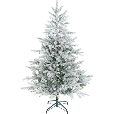 ARRIGONI Sapin De Noel Enneige 150 Cm Avec Branches Realistes Et Pied En Metal Pliable - Publicité ARRIGONI Sapin De Noel Enneige 150 Cm Avec Branches Realistes Et Pied En Metal Pliable - Publicité
