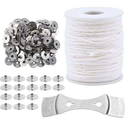 OEM Mèche De Bougie,noyau En Coton Naturel Bougie,piliers De Mèche De Bougie,accessoires De Fabrication De Bougies,pour La Fabrication De Bougie,mèche En Coton Tressée (blanc)-crezuo - Publicité OEM Mèche De Bougie,noyau En Coton Naturel Bougie,piliers De Mèche De Bougie,accessoires De Fabrication De Bougies,pour La Fabrication De Bougie,mèche En Coton Tressée (blanc)-crezuo - Publicité