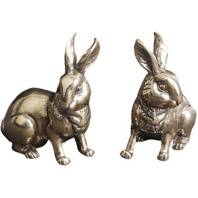 YUDO 2 Statues De Lapin - Publicité YUDO 2 Statues De Lapin - Publicité