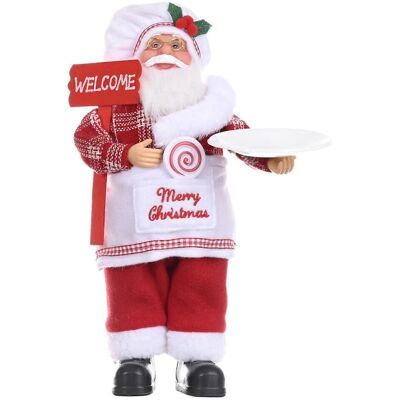FLAMMKRAFT Décoration De Noël, Figurines De Père Noël Mignonnes, Jouet, Ornement De Table Pour Les Fêtes - Publicité FLAMMKRAFT Décoration De Noël, Figurines De Père Noël Mignonnes, Jouet, Ornement De Table Pour Les Fêtes - Publicité