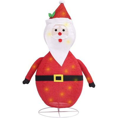 DESIGN IN Décoration De Noël Figurine Père Noël Led Tissu De Luxe 120 Cm - Publicité DESIGN IN Décoration De Noël Figurine Père Noël Led Tissu De Luxe 120 Cm - Publicité