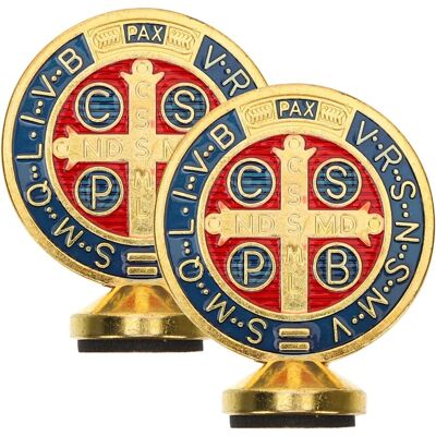 Generic 2 Pièces Croix De Bureau Catholique Croix Avec Support Statue Religieuse Figurine Baptême Faveur Pour Le Bureau À Domicile Église D'Or - Publicité Generic 2 Pièces Croix De Bureau Catholique Croix Avec Support Statue Religieuse Figurine Baptême Faveur Pour Le Bureau À Domicile Église D'Or - Publicité