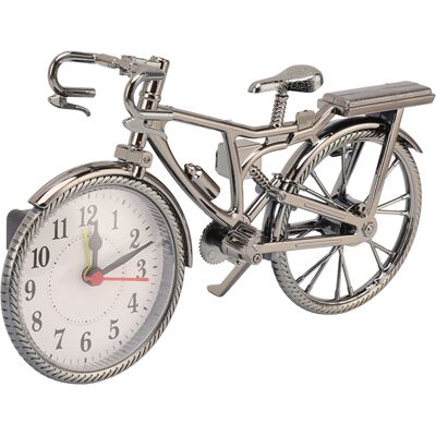 MCKENSA Réveil Vélo Vintage Réaliste, Ornement Décoratif Compact, Idéal Pour La Maison, Le Dortoir Ou Le Bureau. Publicité MCKENSA Réveil Vélo Vintage Réaliste, Ornement Décoratif Compact, Idéal Pour La Maison, Le Dortoir Ou Le Bureau. Publicité