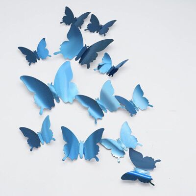 FOGSHIELD (bleu)24 Pcs Papillon Stickers Muraux, Decoration Papillon Amovibles Papillons Stickers Muraux Mur Art Artisanat Pour La Maison Enfants Chambre De Mariage Décor Pièces Papillon 3d Miroir Maison - Publicité FOGSHIELD (bleu)24 Pcs Papillon Stickers Muraux, Decoration Papillon Amovibles Papillons Stickers Muraux Mur Art Artisanat Pour La Maison Enfants Chambre De Mariage Décor Pièces Papillon 3d Miroir Maison - Publicité