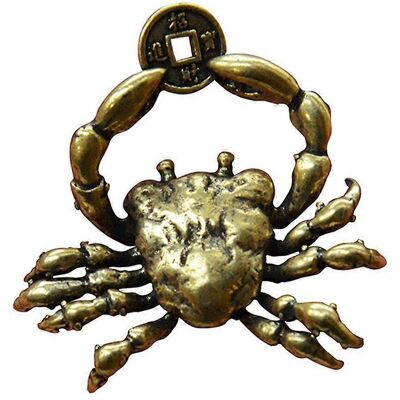 LISATR Figurine De Crabe En Laiton, Collection De Sculptures Animales Rétro, Décoration Intérieure-4.3x4.3cm - Publicité LISATR Figurine De Crabe En Laiton, Collection De Sculptures Animales Rétro, Décoration Intérieure-4.3x4.3cm - Publicité