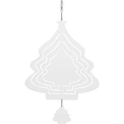 MCKENSA Carillon Éolien Par Sublimation, Ornement Rotatif En Aluminium Vierge En Forme De Sapin De Noël, Décoration Suspendue Pour Le Jardin Et La Maison Pour Noël - Publicité MCKENSA Carillon Éolien Par Sublimation, Ornement Rotatif En Aluminium Vierge En Forme De Sapin De Noël, Décoration Suspendue Pour Le Jardin Et La Maison Pour Noël - Publicité