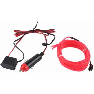 FLAMMKRAFT Guirlande Lumineuse Décorative Pour Voiture, Bande Led El Froide Rose, Éclairage Intérieur Auto, Pièces De Modification Personnalisées. Publicité FLAMMKRAFT Guirlande Lumineuse Décorative Pour Voiture, Bande Led El Froide Rose, Éclairage Intérieur Auto, Pièces De Modification Personnalisées. Publicité