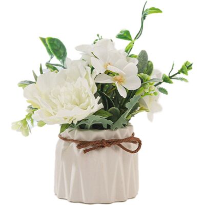 OEM Vase Décoratif En Céramique Pour Table À Manger Ou Fête À Domicile – Bouquet Artificiel Inclus – Design Élégant Et Intemporel - Publicité OEM Vase Décoratif En Céramique Pour Table À Manger Ou Fête À Domicile – Bouquet Artificiel Inclus – Design Élégant Et Intemporel - Publicité