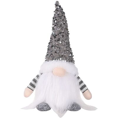 PELTOR Jeffergarden (lot De 1) (gris) Décoration De Noël, Poupée Rudolph Lumineuse À Paillettes, Figurine Lumineuse Sans Visage, 30 X 10 X 10 Cm - Publicité PELTOR Jeffergarden (lot De 1) (gris) Décoration De Noël, Poupée Rudolph Lumineuse À Paillettes, Figurine Lumineuse Sans Visage, 30 X 10 X 10 Cm - Publicité