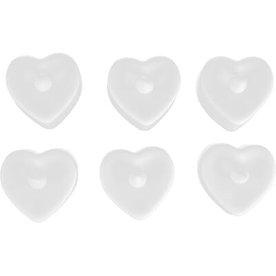 MCKENSA Lot De 6 Bougies Led En Forme De Cœur Pour La Décoration De Table Lors De Mariages Et Fêtes. Publicité MCKENSA Lot De 6 Bougies Led En Forme De Cœur Pour La Décoration De Table Lors De Mariages Et Fêtes. Publicité
