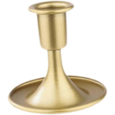 YUDO Porte-bougie Conique En Fer Forgé, Centre De Table Décoratif, Support Pour Bougies Pour Fêtes, Mariages Et Tables De Bureau.-gold Small Size - Publicité YUDO Porte-bougie Conique En Fer Forgé, Centre De Table Décoratif, Support Pour Bougies Pour Fêtes, Mariages Et Tables De Bureau.-gold Small Size - Publicité