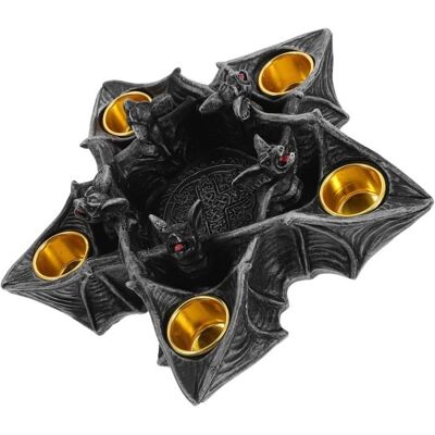 Cellfast Bougeoir Chauve-souris, Chauffe-plat Chauve-souris Décor, Halloween Bougeoirs Décor À La Maison Chandeliers Noirs - Publicité Cellfast Bougeoir Chauve-souris, Chauffe-plat Chauve-souris Décor, Halloween Bougeoirs Décor À La Maison Chandeliers Noirs - Publicité