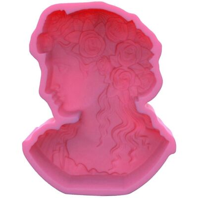 FLAMMKRAFT Moule À Savon Fait Main En Époxy, Décor De Statue De Dame, Moule À Bougie Pour La Décoration De Savons Diy - Publicité FLAMMKRAFT Moule À Savon Fait Main En Époxy, Décor De Statue De Dame, Moule À Bougie Pour La Décoration De Savons Diy - Publicité