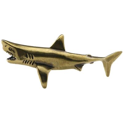 YUDO Statue De Requin En Laiton, Figurine D'Animal Marin En Cuivre Pour Salle À Manger, Bureau Ou Salon De Thé. Publicité YUDO Statue De Requin En Laiton, Figurine D'Animal Marin En Cuivre Pour Salle À Manger, Bureau Ou Salon De Thé. Publicité