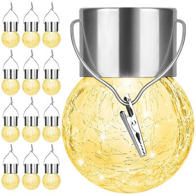 1 Lot De Bougeoirs En Verre Craquelé, Décoration De Noël, À Énergie Solaire, Étanche, Pour Jardin, Cour, Clôture, Arbre (blanc Chaud)-aquaforge - Publicité 1 Lot De Bougeoirs En Verre Craquelé, Décoration De Noël, À Énergie Solaire, Étanche, Pour Jardin, Cour, Clôture, Arbre (blanc Chaud)-aquaforge - Publicité