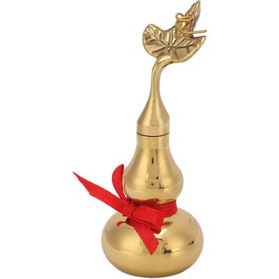 LBVIE Statue De Calebasse De 7 Cm De Haut, En Laiton, Finition Soignée, Porte-bonheur, Décoration Artisanale Pour Bureau - Publicité LBVIE Statue De Calebasse De 7 Cm De Haut, En Laiton, Finition Soignée, Porte-bonheur, Décoration Artisanale Pour Bureau - Publicité