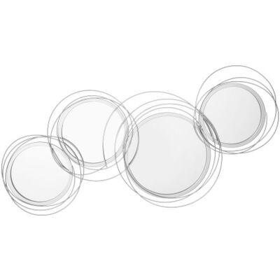 OEM Lot De 3 Miroirs Ronds Décoratifs Muraux En Métal Argenté – Idéal Pour Salon, Chambre À Coucher Et Entrée – Décoration Murale Moderne Et Élégante - Publicité OEM Lot De 3 Miroirs Ronds Décoratifs Muraux En Métal Argenté – Idéal Pour Salon, Chambre À Coucher Et Entrée – Décoration Murale Moderne Et Élégante - Publicité