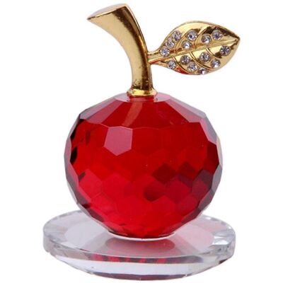 YUDO Figurine De Pomme En Cristal, Presse-papier, Ornement De Décoration Intérieure, Objet De Collection, Cadeau Rouge-5cm Red - Publicité YUDO Figurine De Pomme En Cristal, Presse-papier, Ornement De Décoration Intérieure, Objet De Collection, Cadeau Rouge-5cm Red - Publicité