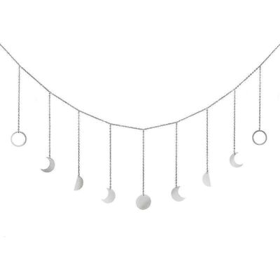 SANS MARQUE - Guirlande De Lune À Suspendre Au Mur, Phase De Lune, Décoration De Maison Boho, Argento - Publicité SANS MARQUE - Guirlande De Lune À Suspendre Au Mur, Phase De Lune, Décoration De Maison Boho, Argento - Publicité