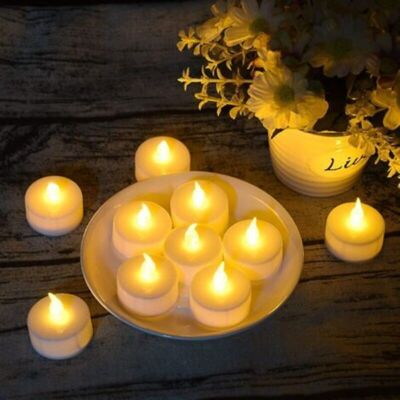 PELTOR Bougies Chauffe-plat Led, 10 Pics De Bougies Chauffe-plat À Piles Sans Flamme, Fausse Bougie Électrique Pour Les Célébrations Saisonnières Et De Festival 100 + Heures De Lumière Électrique - Publicité PELTOR Bougies Chauffe-plat Led, 10 Pics De Bougies Chauffe-plat À Piles Sans Flamme, Fausse Bougie Électrique Pour Les Célébrations Saisonnières Et De Festival 100 + Heures De Lumière Électrique - Publicité
