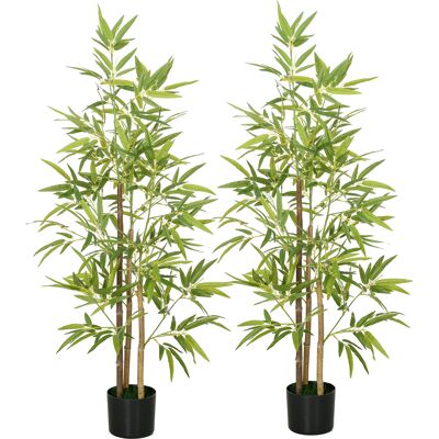 OEM Plante Artificielle Bambou Arbre Artificiel Hauteur 120 Cm Avec Pot, Décoration Interieur, Très Réaliste - Publicité OEM Plante Artificielle Bambou Arbre Artificiel Hauteur 120 Cm Avec Pot, Décoration Interieur, Très Réaliste - Publicité