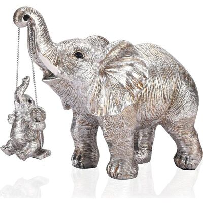 Vision Statue D'Éléphant, Sculpture D'Éléphant Porte-bonheur, Symbole De Santé Et De Force, Objet Décoratif Moderne Pour La Maison, Le Salon Ou Le Bureau - Argent - Publicité Vision Statue D'Éléphant, Sculpture D'Éléphant Porte-bonheur, Symbole De Santé Et De Force, Objet Décoratif Moderne Pour La Maison, Le Salon Ou Le Bureau - Argent - Publicité