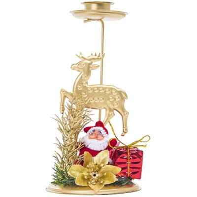 YUDO Porte-bougie De Noël 2024, Ornement De Noël, Décoration De Fête, Porte-bougie Pilier-elk - Publicité YUDO Porte-bougie De Noël 2024, Ornement De Noël, Décoration De Fête, Porte-bougie Pilier-elk - Publicité