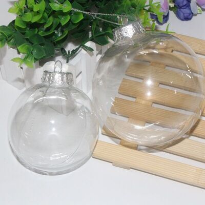PELTOR Jeffergarden Boules De Noël Transparentes, Boules En Plastique Pet, Boules Lumineuses (10 Cm) - Publicité PELTOR Jeffergarden Boules De Noël Transparentes, Boules En Plastique Pet, Boules Lumineuses (10 Cm) - Publicité