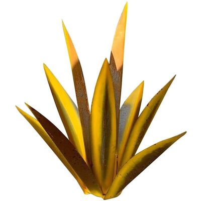Andiamo Élément Décoratif De Jardin. Ornement En Fer Forgé Représentant Un Agave. Création Originale. 35 Cm (jaune) - Rapanda - Publicité Andiamo Élément Décoratif De Jardin. Ornement En Fer Forgé Représentant Un Agave. Création Originale. 35 Cm (jaune) - Rapanda - Publicité