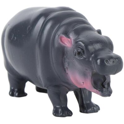 FLAMMKRAFT Statuette D'Hippopotame Nain - Figurine D'Hippopotame En Résine Mignonne Et Ludique - Décoration Pour La Maison Ou Le Bureau - Publicité FLAMMKRAFT Statuette D'Hippopotame Nain - Figurine D'Hippopotame En Résine Mignonne Et Ludique - Décoration Pour La Maison Ou Le Bureau - Publicité