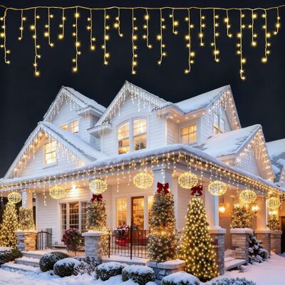 BALTERLEY Lot De 4 Boules Lumineuses À Suspendre De 30 Cm Avec Minuteur - 8 Modes - Blanc Chaud - Décoration De Noël D'Extérieur - Pour Balcon, Jardin, Fête, Chambre - Décoration Intérieure - Publicité BALTERLEY Lot De 4 Boules Lumineuses À Suspendre De 30 Cm Avec Minuteur - 8 Modes - Blanc Chaud - Décoration De Noël D'Extérieur - Pour Balcon, Jardin, Fête, Chambre - Décoration Intérieure - Publicité