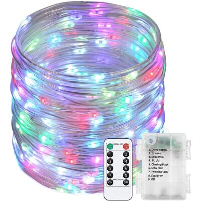BALTERLEY Guirlande Lumineuse À Pile Imperméable 8 Modes Chaude Lumière Intérieur & Extérieur Avec Télécommande Pour Noël Thanksgiving Anniversaire Fête Mariage (bleu, 20m 200led) - Publicité BALTERLEY Guirlande Lumineuse À Pile Imperméable 8 Modes Chaude Lumière Intérieur & Extérieur Avec Télécommande Pour Noël Thanksgiving Anniversaire Fête Mariage (bleu, 20m 200led) - Publicité