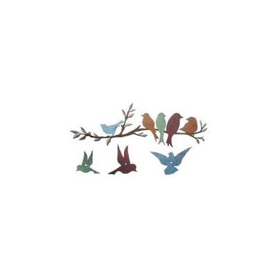 OEM 1 Ensemble Métal Oiseaux Mur Art Oiseaux Branche Décoration Murale Tenture Feuille Fer Arbre Sculpture Oiseau Silhouette Ornement Mur Signe Pour Balcon Jardin Décor-crezuo - Publicité OEM 1 Ensemble Métal Oiseaux Mur Art Oiseaux Branche Décoration Murale Tenture Feuille Fer Arbre Sculpture Oiseau Silhouette Ornement Mur Signe Pour Balcon Jardin Décor-crezuo - Publicité