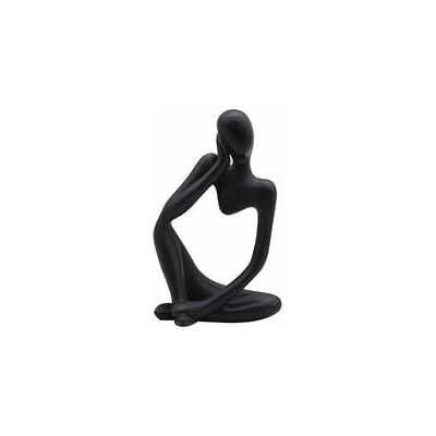 OEM La Statue Du Penseur, Résine Penseur Sculpture Abstraite Statue Caractère Moderne Figurines Accueil Décor Bureau De Bureau Ornement D'Anniversaire Cadeaux Noir Gauche - Publicité OEM La Statue Du Penseur, Résine Penseur Sculpture Abstraite Statue Caractère Moderne Figurines Accueil Décor Bureau De Bureau Ornement D'Anniversaire Cadeaux Noir Gauche - Publicité