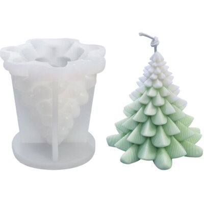 PELTOR Jeffergarden Un Moule À Bougie En Silicone En Forme De Sapin De Noël À Faire Soi-même, Idéal Pour La Fabrication De Savons, De Décorations De Gâteaux, D'Objets Artisanaux Pour Les Fêtes Et D'Articles - Publicité PELTOR Jeffergarden Un Moule À Bougie En Silicone En Forme De Sapin De Noël À Faire Soi-même, Idéal Pour La Fabrication De Savons, De Décorations De Gâteaux, D'Objets Artisanaux Pour Les Fêtes Et D'Articles - Publicité