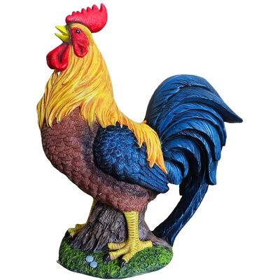 Relaxdays Figurine De Jardin Coq Fier, Décoration Extérieure Résistante Aux Intempéries, Résine Réaliste, 37 Cm, Colorée - Publicité Relaxdays Figurine De Jardin Coq Fier, Décoration Extérieure Résistante Aux Intempéries, Résine Réaliste, 37 Cm, Colorée - Publicité