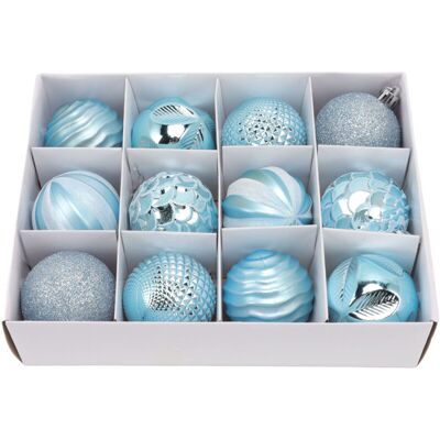 PELTOR Jeffergarden Boules D'Arbre De Noël, Décorations Pour Fêtes De Famille, Dîners De Jardin, Anniversaire, Bleu - Publicité PELTOR Jeffergarden Boules D'Arbre De Noël, Décorations Pour Fêtes De Famille, Dîners De Jardin, Anniversaire, Bleu - Publicité