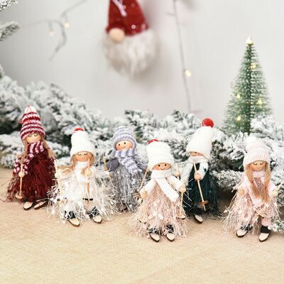 BRINSEA Maison Décoration De Noël En Peluche Mignon Ange Poupée Pendentif Arbre De Noël Décoration Peluche Poupée Navidad 2020 Nouvel An Enfants Cadeau - Publicité BRINSEA Maison Décoration De Noël En Peluche Mignon Ange Poupée Pendentif Arbre De Noël Décoration Peluche Poupée Navidad 2020 Nouvel An Enfants Cadeau - Publicité