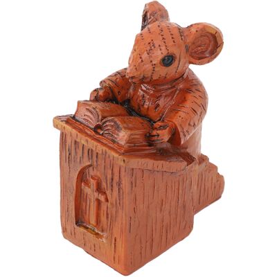 MCKENSA Statuette De Souris D'Église En Résine Brune Facile À Nettoyer, Sculpture De Souris D'Église En Résine Pour La Maison - Publicité MCKENSA Statuette De Souris D'Église En Résine Brune Facile À Nettoyer, Sculpture De Souris D'Église En Résine Pour La Maison - Publicité