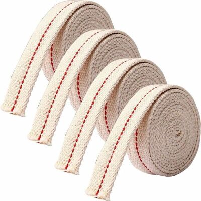 OEM 4 Pièces Mèches De Lampe À Kérosène 100% Coton Mèches De Lampe À Huile Tricotées Accessoires De Lampe À Kérosène(1.2cm/1m) - Publicité OEM 4 Pièces Mèches De Lampe À Kérosène 100% Coton Mèches De Lampe À Huile Tricotées Accessoires De Lampe À Kérosène(1.2cm/1m) - Publicité