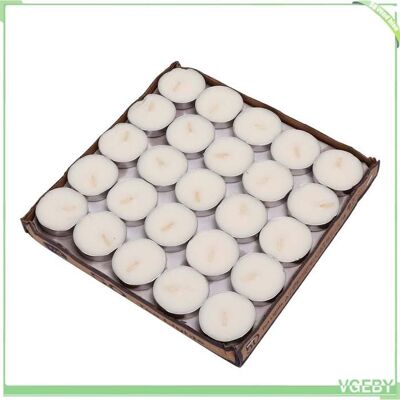 OEM Bougies D'Aromathérapie - Fafeicy - Lot 100 - Blanc - Cire - Durée 1,5-2 H - Publicité OEM Bougies D'Aromathérapie - Fafeicy - Lot 100 - Blanc - Cire - Durée 1,5-2 H - Publicité