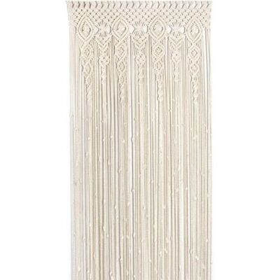 ABYSSE Main-tenture Murale En Coton Tissé,tapisserie De Macramé Boho,chambre Divider Art Tissé Chic Moderne Rideau Pour Wedding Home Decor-beige 100x200cm - Publicité ABYSSE Main-tenture Murale En Coton Tissé,tapisserie De Macramé Boho,chambre Divider Art Tissé Chic Moderne Rideau Pour Wedding Home Decor-beige 100x200cm - Publicité