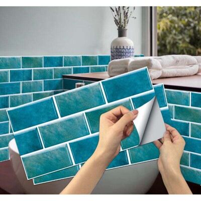 PELTOR 6 Pièces Stickers Carrelage Cuisine(bleu), Autocollant En Tuile Auto-adhésif Sticker Imperméable En Pvc Autocollants De Carreaux Carrelage Adhesif Mural Autocollant Pour Salle De Bains Et Cuisine - Publicité PELTOR 6 Pièces Stickers Carrelage Cuisine(bleu), Autocollant En Tuile Auto-adhésif Sticker Imperméable En Pvc Autocollants De Carreaux Carrelage Adhesif Mural Autocollant Pour Salle De Bains Et Cuisine - Publicité