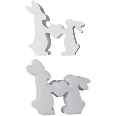 RDTD Moule En Plâtre Pour Bougeoirs En Forme De Lapin, Idéal Pour La Création De Porte-bougies Chauffe-plat. Publicité RDTD Moule En Plâtre Pour Bougeoirs En Forme De Lapin, Idéal Pour La Création De Porte-bougies Chauffe-plat. Publicité