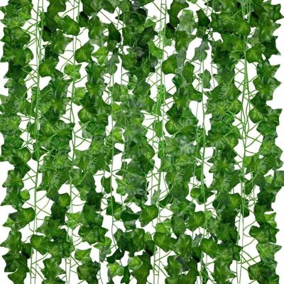 Scotch Guirlande Lierre Artificiel Lot De 12 210cm Plante Tombante Réaliste Décoration Intérieur Extérieur - Publicité Scotch Guirlande Lierre Artificiel Lot De 12 210cm Plante Tombante Réaliste Décoration Intérieur Extérieur - Publicité