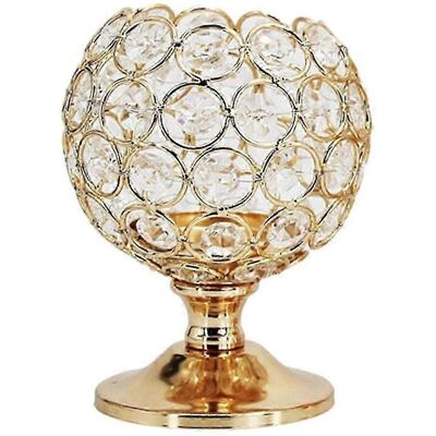 YUDO Bougeoir En Cristal, Chandelier De Luxe Pour La Maison, Le Salon, Noël, Mariage, Fête-10x10x13cm - Publicité YUDO Bougeoir En Cristal, Chandelier De Luxe Pour La Maison, Le Salon, Noël, Mariage, Fête-10x10x13cm - Publicité