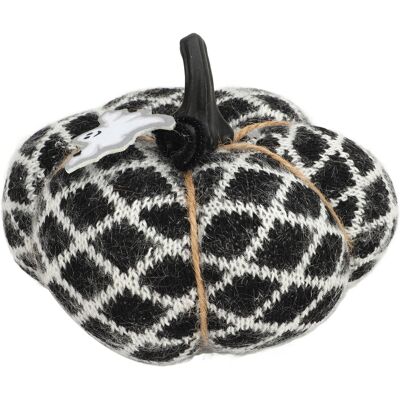 MCKENSA Citrouille Décorative En Tissu, Douce Et Exquise, En Laine De Polyester Noir, Idéale Pour Thanksgiving Et Halloween. Publicité MCKENSA Citrouille Décorative En Tissu, Douce Et Exquise, En Laine De Polyester Noir, Idéale Pour Thanksgiving Et Halloween. Publicité