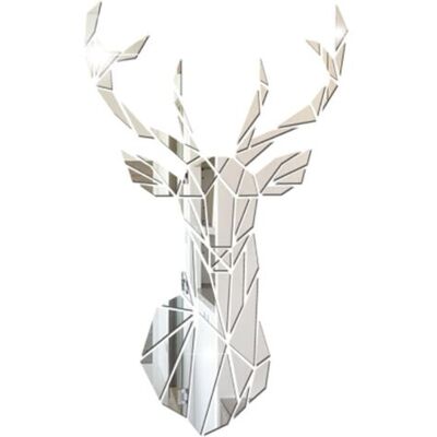 OEM Royaluxe-autocollant Mural Miroir En Cerf 3d 1 Jeu Miroirs Muraux Autocollant Géométriques Miroir Acrylique Adhésif Autocollant Mural Autocollants De Miroir De Bricolage Pour Maison Bureau Salon Salle - Publicité OEM Royaluxe-autocollant Mural Miroir En Cerf 3d 1 Jeu Miroirs Muraux Autocollant Géométriques Miroir Acrylique Adhésif Autocollant Mural Autocollants De Miroir De Bricolage Pour Maison Bureau Salon Salle - Publicité