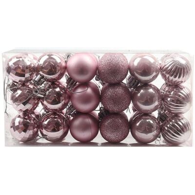 TOOLTEK Jeffergarden 36 Pièces/ensemble 4cm Boules De Nol Décoration D'Arbre De Nol Boules En Plastique De Nol Incassables Ornements Pour Décor D'Anniversaires Et De Fêtes - Publicité TOOLTEK Jeffergarden 36 Pièces/ensemble 4cm Boules De Nol Décoration D'Arbre De Nol Boules En Plastique De Nol Incassables Ornements Pour Décor D'Anniversaires Et De Fêtes - Publicité